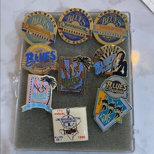 Long Beach Blues Festival Pin Collection